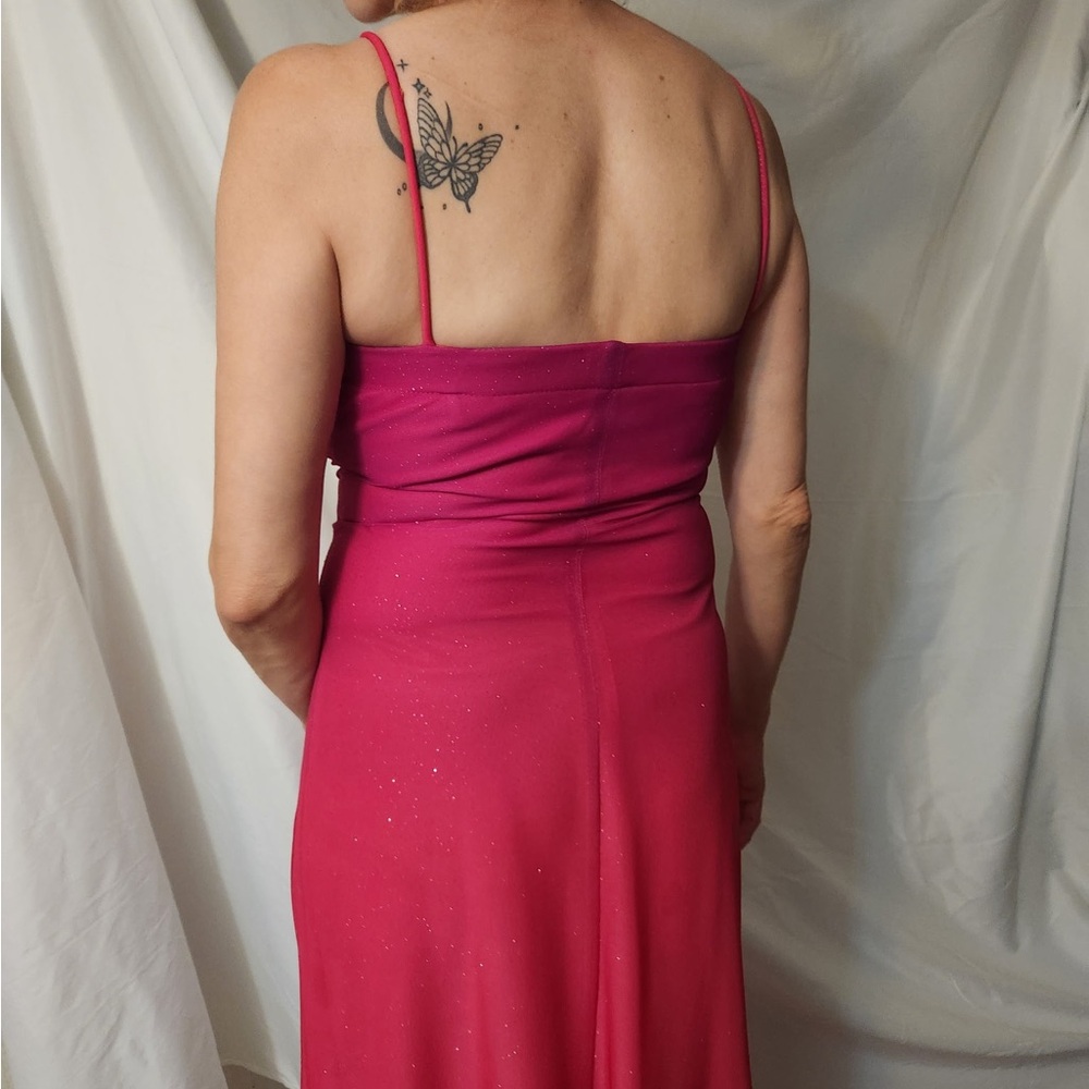 Reign Fuchsia Backless Dress - Picture 5 of 6